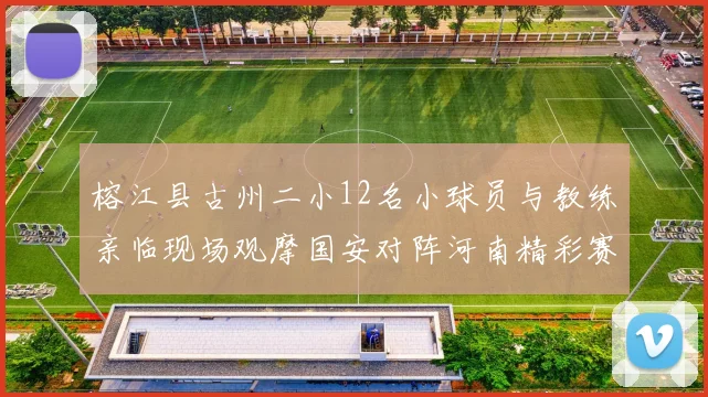 榕江县古州二小12名小球员与教练亲临现场观摩国安对阵河南精彩赛事